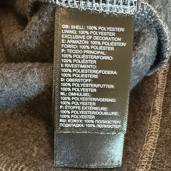 The North Face Women's Dark Gray Full Zip Fleece Jacket size Large - Picture 6 of 11